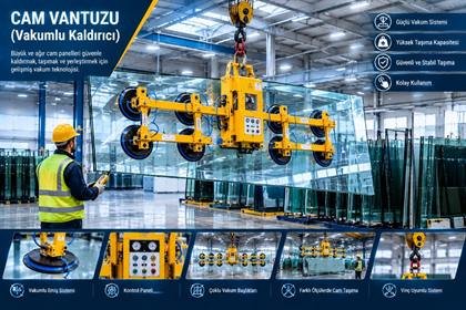 Cam Vantuzu — Vakumlu Kaldırıcı